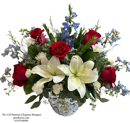 Pic #29  Patriotic Elegance Bouquet