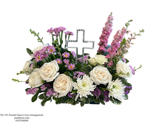 Pic #51 Eternal Grace Cross Arrangement