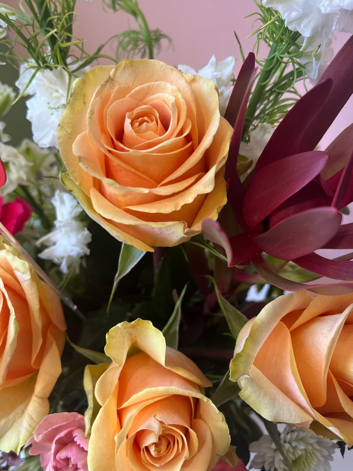 Joyful Mixed Rose and Carnation Bouquet